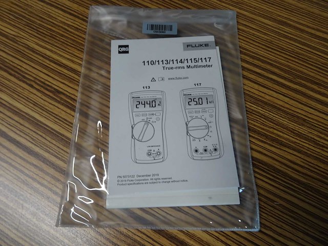Fluke - 115 - true-rms multimeter - afbeelding 1 van  2