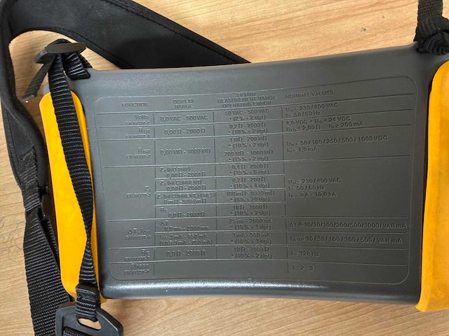 Fluke 1664 fc multifunctionele installatietester - afbeelding 3 van  6