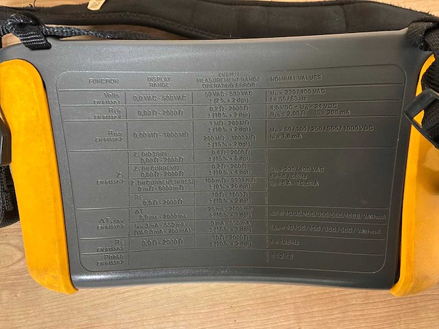 Fluke 1664 fc multifunctionele installatietester - afbeelding 3 van  6