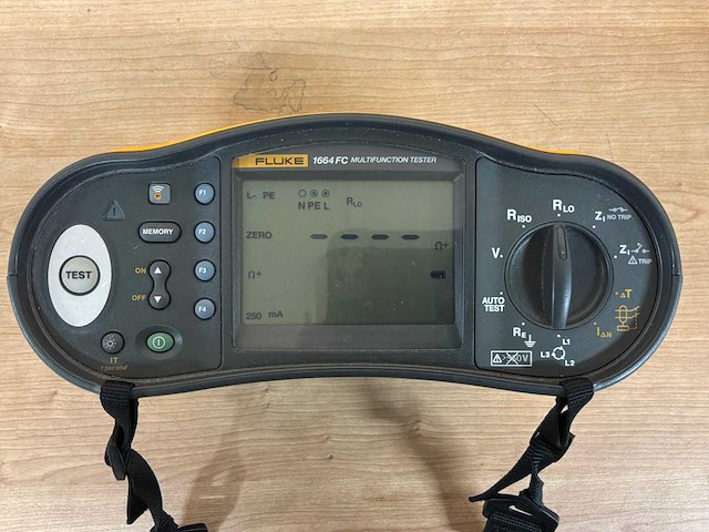 Fluke 1664 fc multifunctionele installatietester - afbeelding 2 van  6