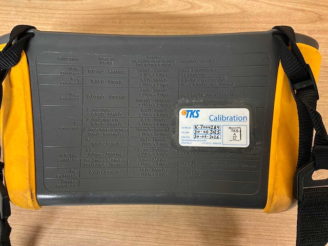 Fluke 1664 fc multifunctionele installatietester - afbeelding 3 van  6