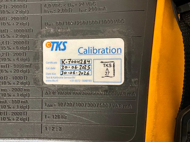 Fluke 1664 fc multifunctionele installatietester - afbeelding 4 van  6