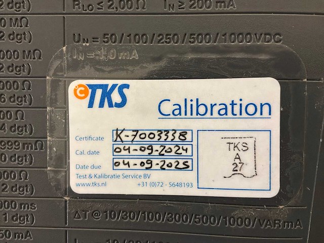 Fluke 1664 fc multifunctionele installatietester - afbeelding 4 van  8