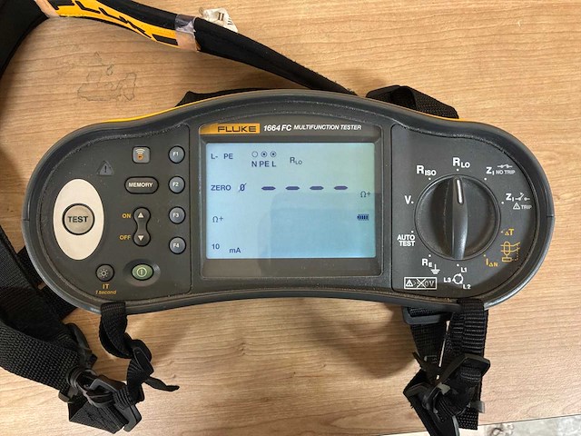 Fluke 1664 fc multifunctionele installatietester - afbeelding 2 van  6
