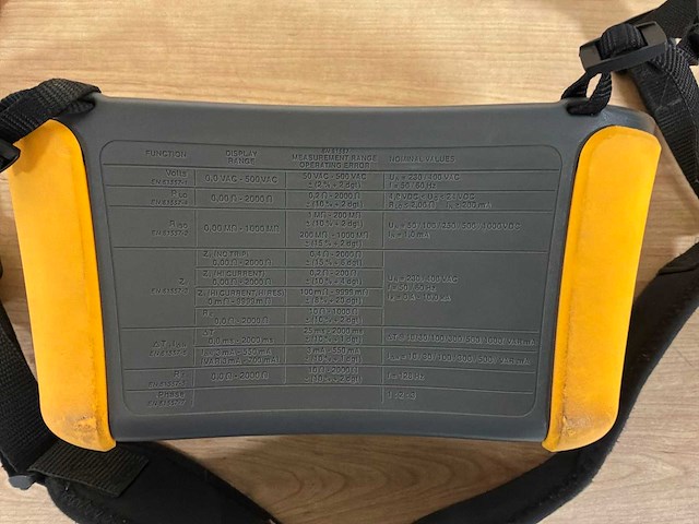 Fluke 1664 fc multifunctionele installatietester - afbeelding 3 van  7