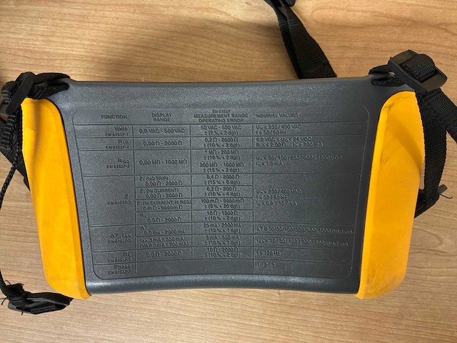 Fluke 1664 fc multifunctionele installatietester - afbeelding 3 van  7