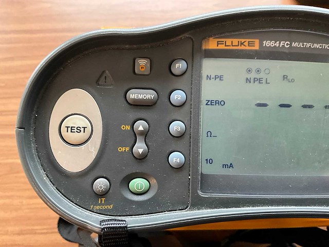 Fluke 1664fc multifunctionele installatietester - afbeelding 7 van  9