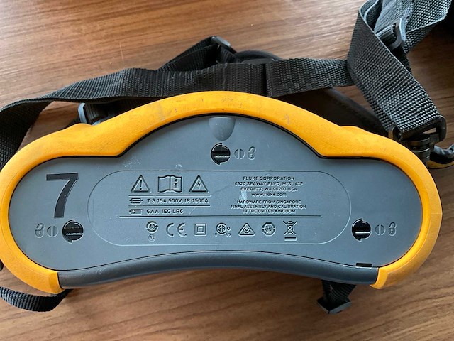 Fluke 1664fc multifunctionele installatietester - afbeelding 4 van  8