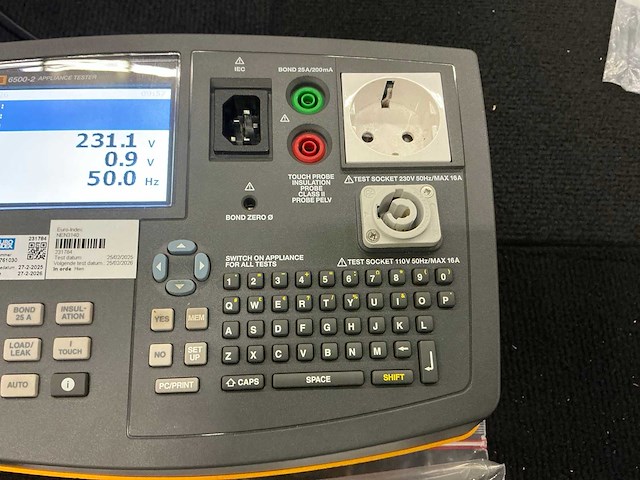 Fluke 6500-2 nen 3140 tester - afbeelding 5 van  9