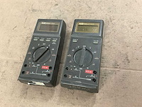 Fluke 8025 a/b multimeter (2x) - afbeelding 1 van  3