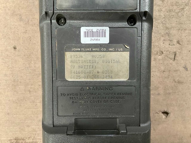 Fluke 8025 a/b multimeter (2x) - afbeelding 3 van  3