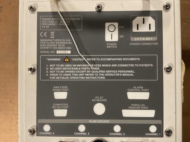 Fluke biomedical ida-4 infusion device analyzer - afbeelding 4 van  6