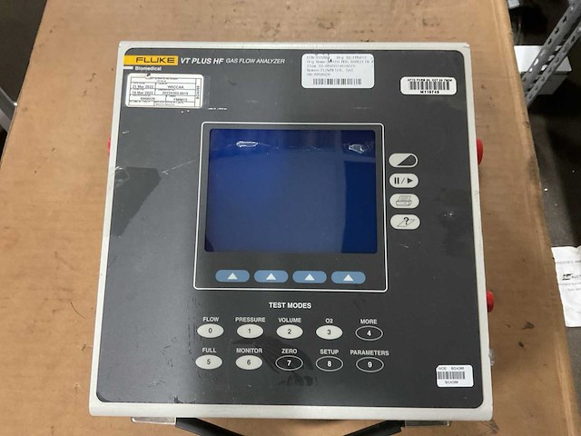 Fluke biomedical vt plus hf gas flow analyzer - afbeelding 3 van  7