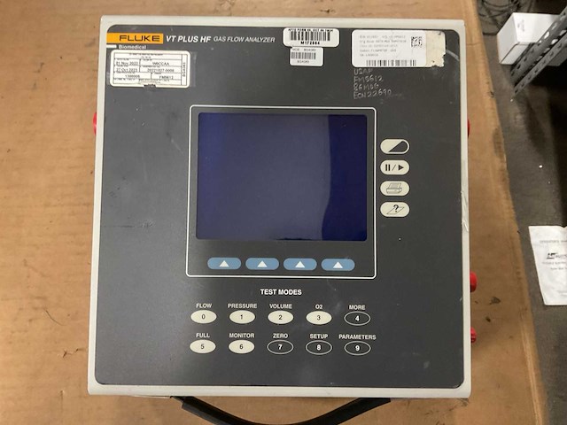 Fluke biomedical vt plus hf gas flow analyzer - afbeelding 2 van  3