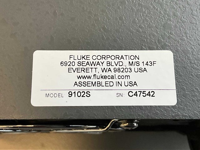 Fluke calibration 9102s handheld droogput - afbeelding 5 van  7