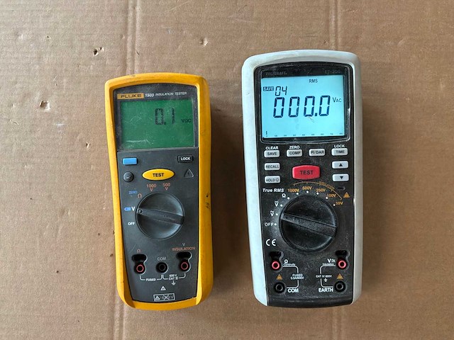 Fluke / voltcraft 1503 / et 200 multi meter (2x) - afbeelding 1 van  6