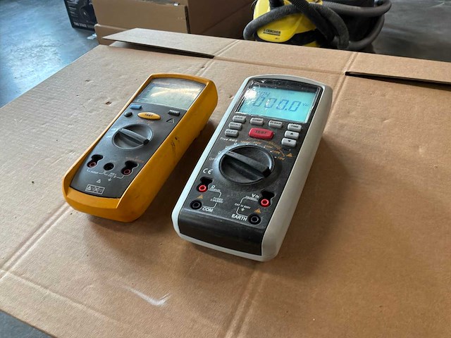 Fluke / voltcraft 1503 / et 200 multi meter (2x) - afbeelding 2 van  6