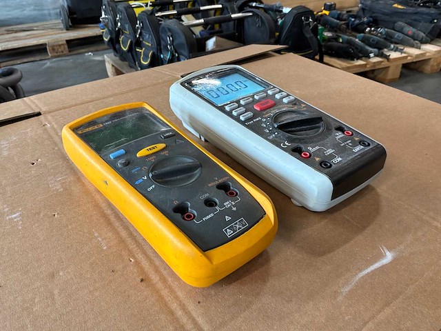 Fluke / voltcraft 1503 / et 200 multi meter (2x) - afbeelding 3 van  6