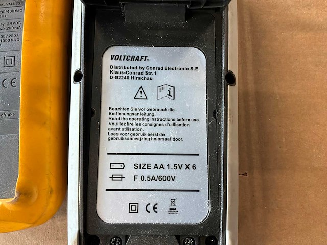 Fluke / voltcraft 1503 / et 200 multi meter (2x) - afbeelding 5 van  6