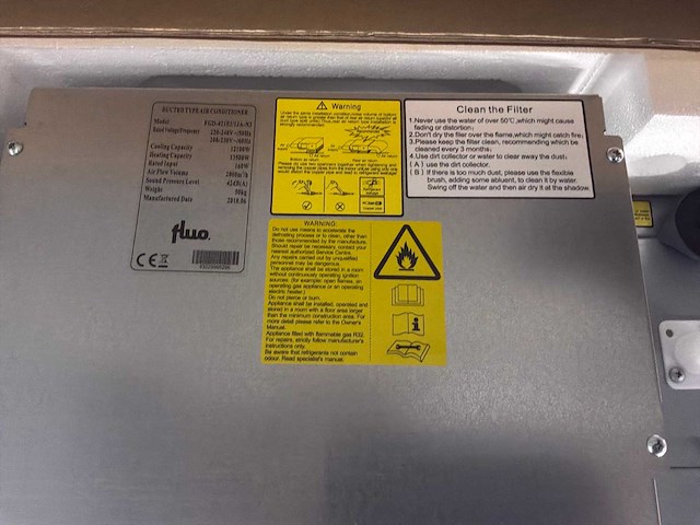 Fluo idu fgd-421ei/1ja-n3 r32 binnendeel 12,1kw - afbeelding 12 van  12