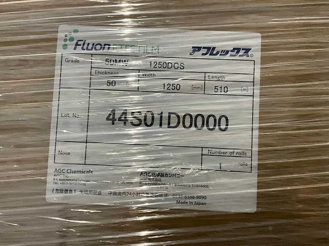 Fluon 1250dcs etfe-film (16x) - afbeelding 4 van  4