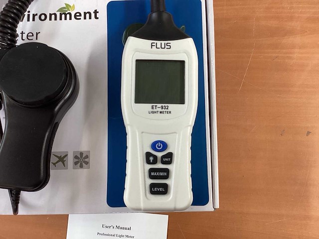 Flus et-932 lichtmeter - 0-400.000lux - afbeelding 3 van  8