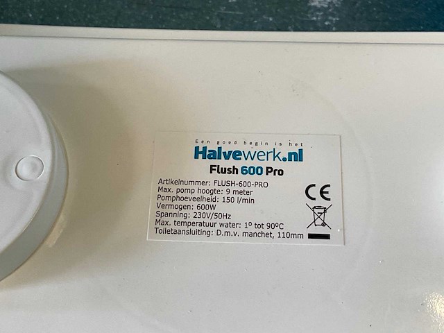 Flush 600 pro broyeur - afbeelding 5 van  5