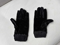 Fluwelen handschoenen - paar (10000x) - afbeelding 2 van  3