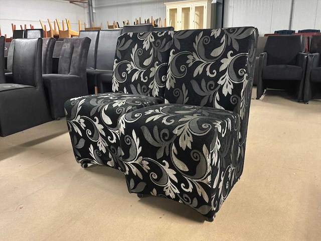 Fluwo verrijdbare eetkamerstoel (2x) - afbeelding 1 van  11