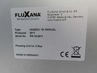 Fluxana - 2017 - vaneox 15t manual - pers - afbeelding 2 van  3