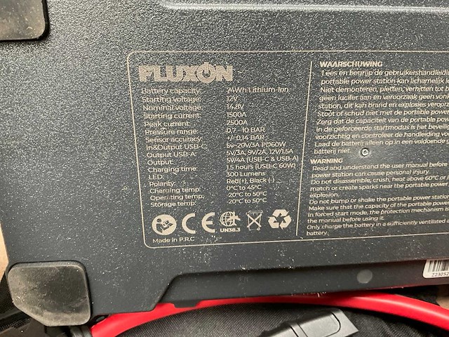 Fluxon bcp12v41 portable power station - afbeelding 3 van  3