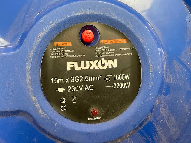 Fluxon cr15v230 verlengkabelhaspels en -snoer - afbeelding 2 van  3