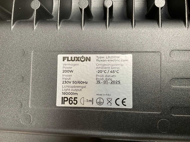 Fluxon lb200w schijnwerper - afbeelding 3 van  3
