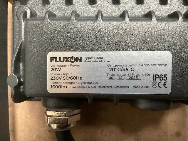 Fluxon lb20f schijnwerper - afbeelding 3 van  3