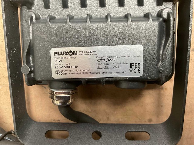 Fluxon lb20fp schijnwerper met bewegingssensor - afbeelding 2 van  2