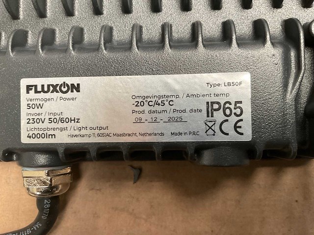 Fluxon lb50f schijnwerper - afbeelding 3 van  3