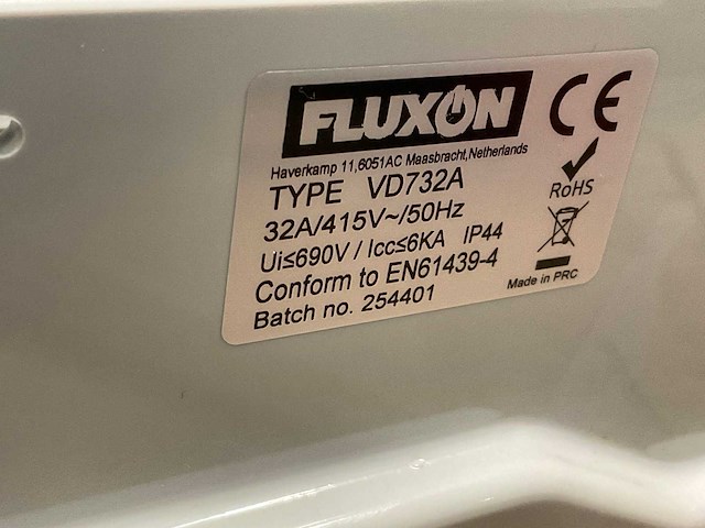 Fluxon vd732a stroom verdeelkast - afbeelding 3 van  4