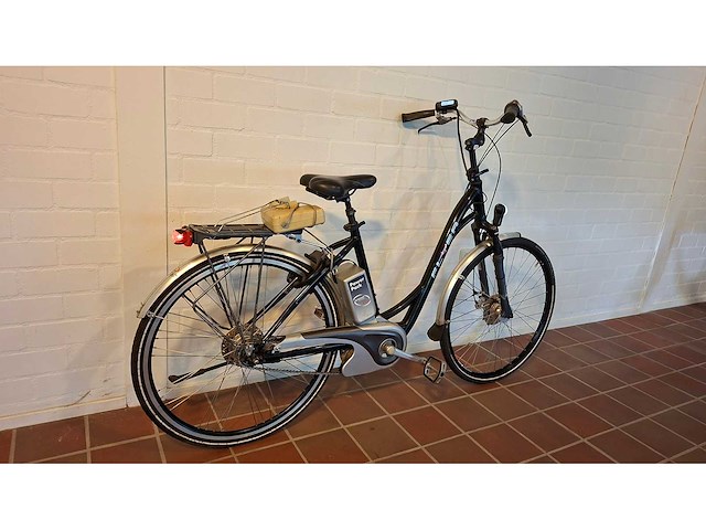 Flyer t8 zwart elektrische damesfiets dames fiets met middenmotor - afbeelding 6 van  7