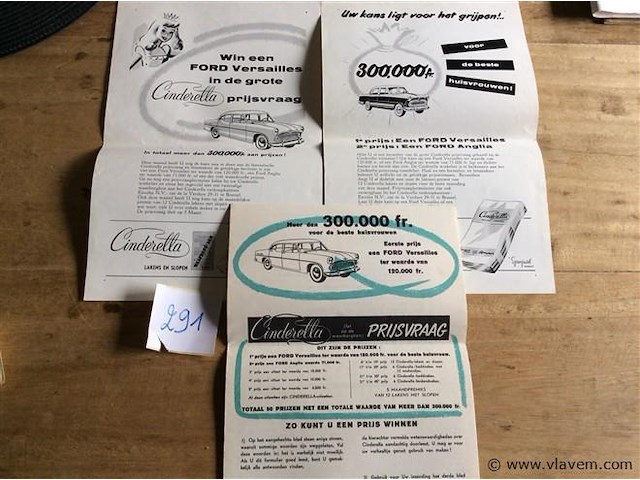 Flyers cinderella - afbeelding 1 van  3