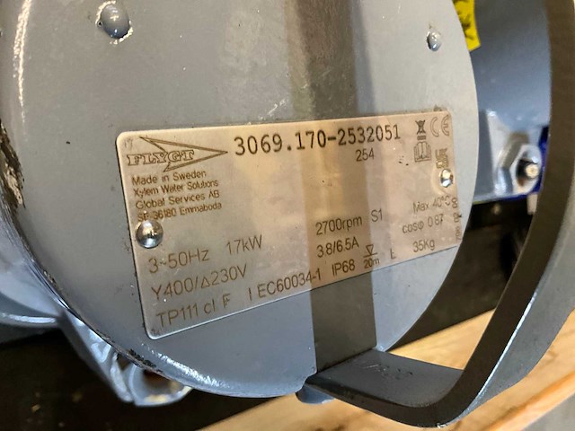 Flyght 1.7kw dompel pomp - afbeelding 4 van  4