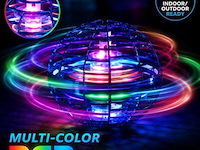 Flynova flying ball mini drone met led | handbestuurd | boomerang effect | usb oplaadbaar | blauw - afbeelding 3 van  3