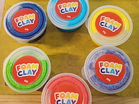 Foam klei collor 5 kokers - afbeelding 7 van  9