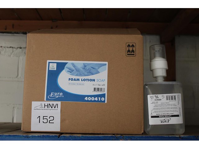 Foamlotion soap euro products. 6x 1 liter. - afbeelding 1 van  2