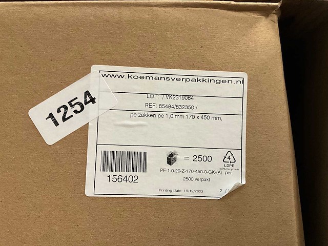 Foamzakken - diverse maten - 27 pallets (210000x) - afbeelding 4 van  7