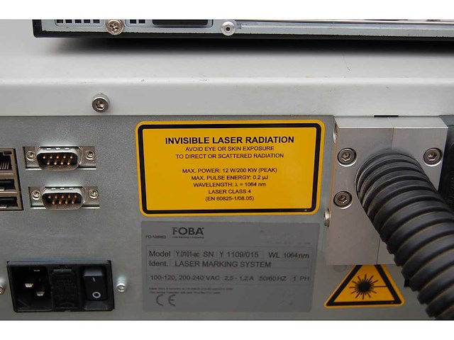 Foba - 2011 - y.0101-ac - laser graveer unit - afbeelding 10 van  20