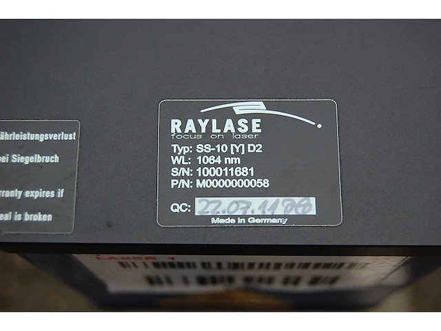 Foba - 2011 - y.0101-ac - laser graveer unit - afbeelding 18 van  20