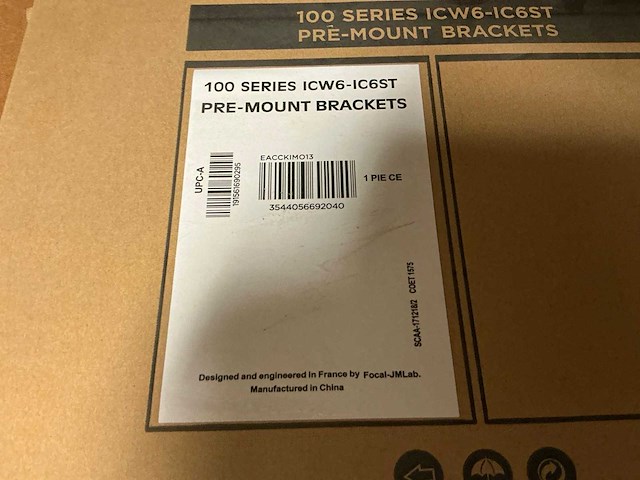 Focal 100icw6-ic6st speaker mount bracket (4x) - afbeelding 2 van  2