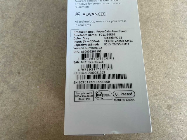 Focuscalm headband - afbeelding 3 van  3