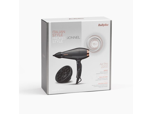 Föfn, babyliss, air pro 2200 - afbeelding 1 van  3