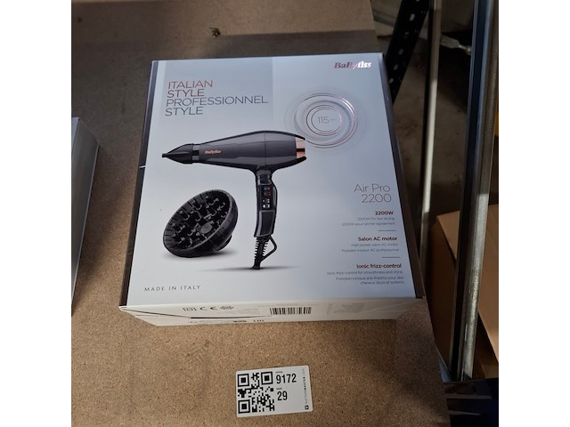 Föfn, babyliss, air pro 2200 - afbeelding 2 van  3
